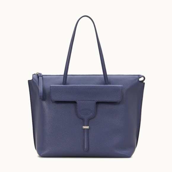 TOD'S NEW JOY SHOPPING ZIP MEDIUM - BLUE -2019 - Picture 1 of 5